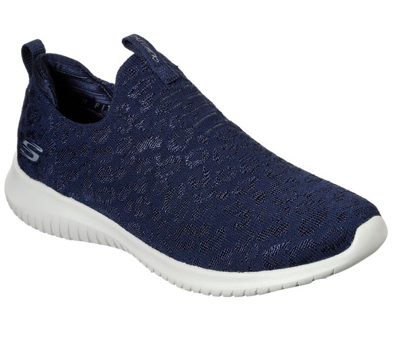 Skechers Ultra Flex - Wild Journey - Womens Slip On Shoes Navy [AU-PE8870]